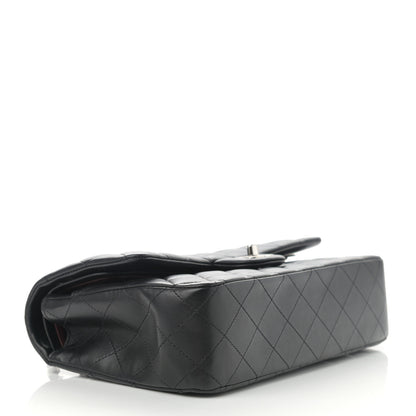 Chanel Lambskin Quilted Medium Double Flap Black 4 of 14