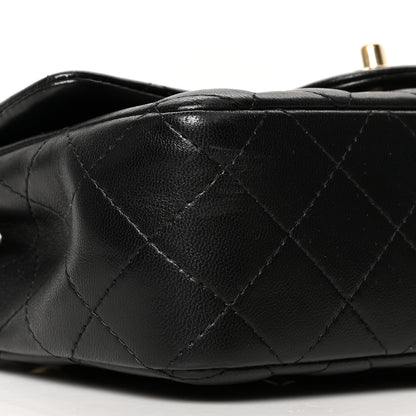 Chanel Lambskin Quilted Mini Rectangular Flap Black 8 of 9