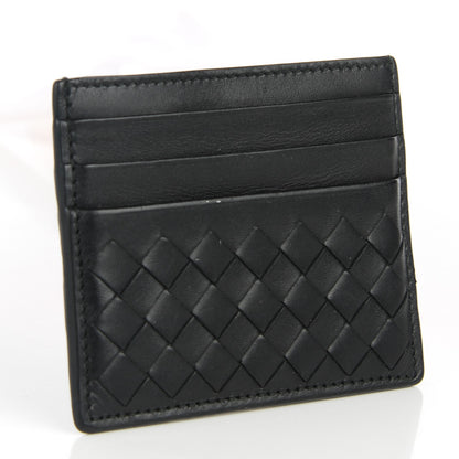 Bottega Veneta Nappa Intrecciato VN Card Case Nero Black 3 of 8