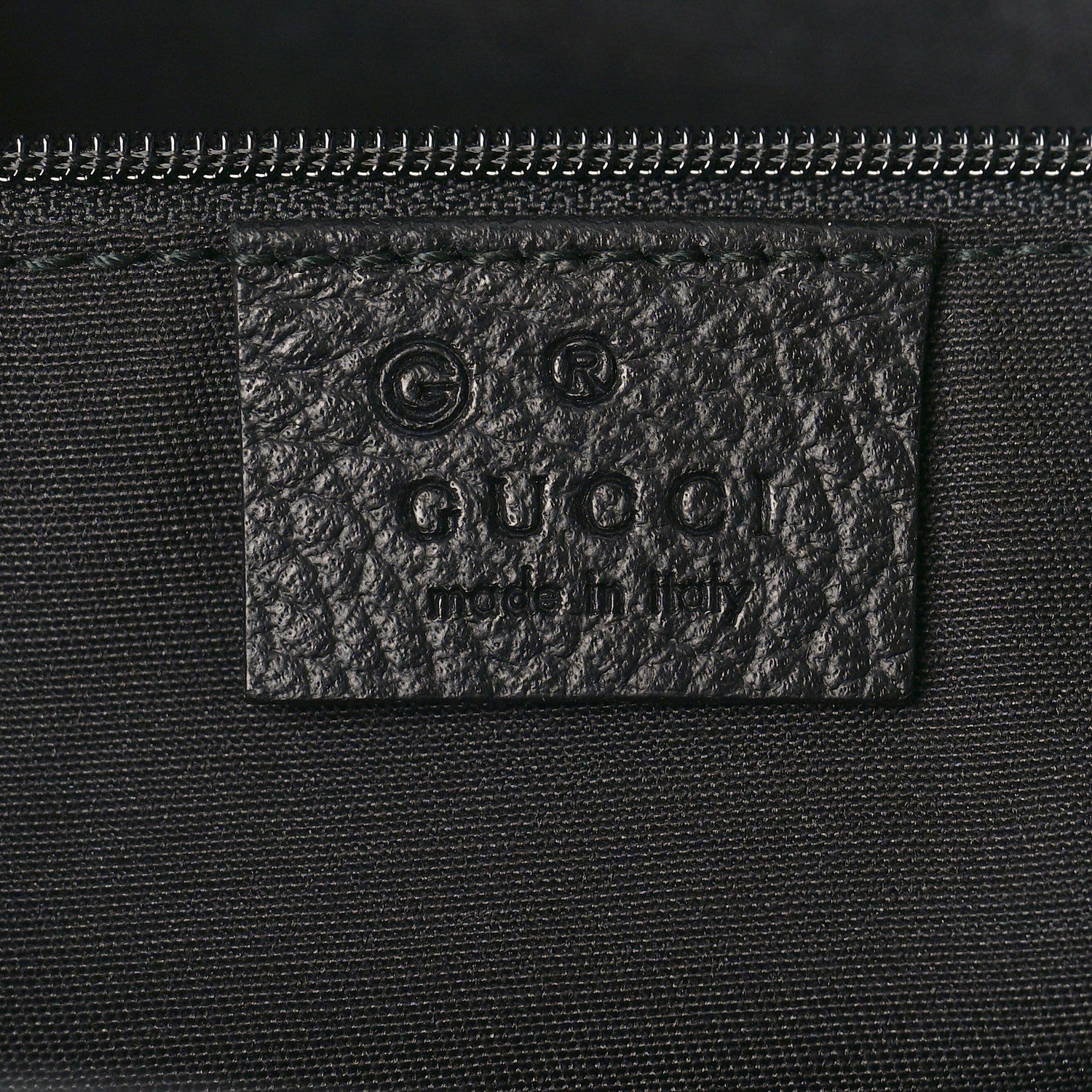 Gucci Calfskin Large Gifford Braided Handle Tote Black 5 of 9
