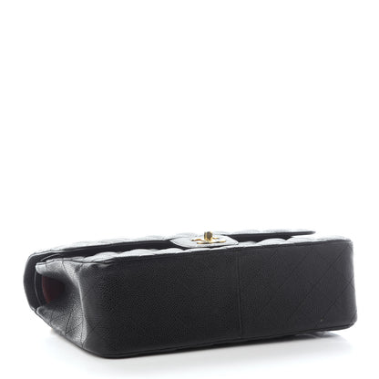 Chanel Caviar Quilted Jumbo Double Flap Black 3 of 11