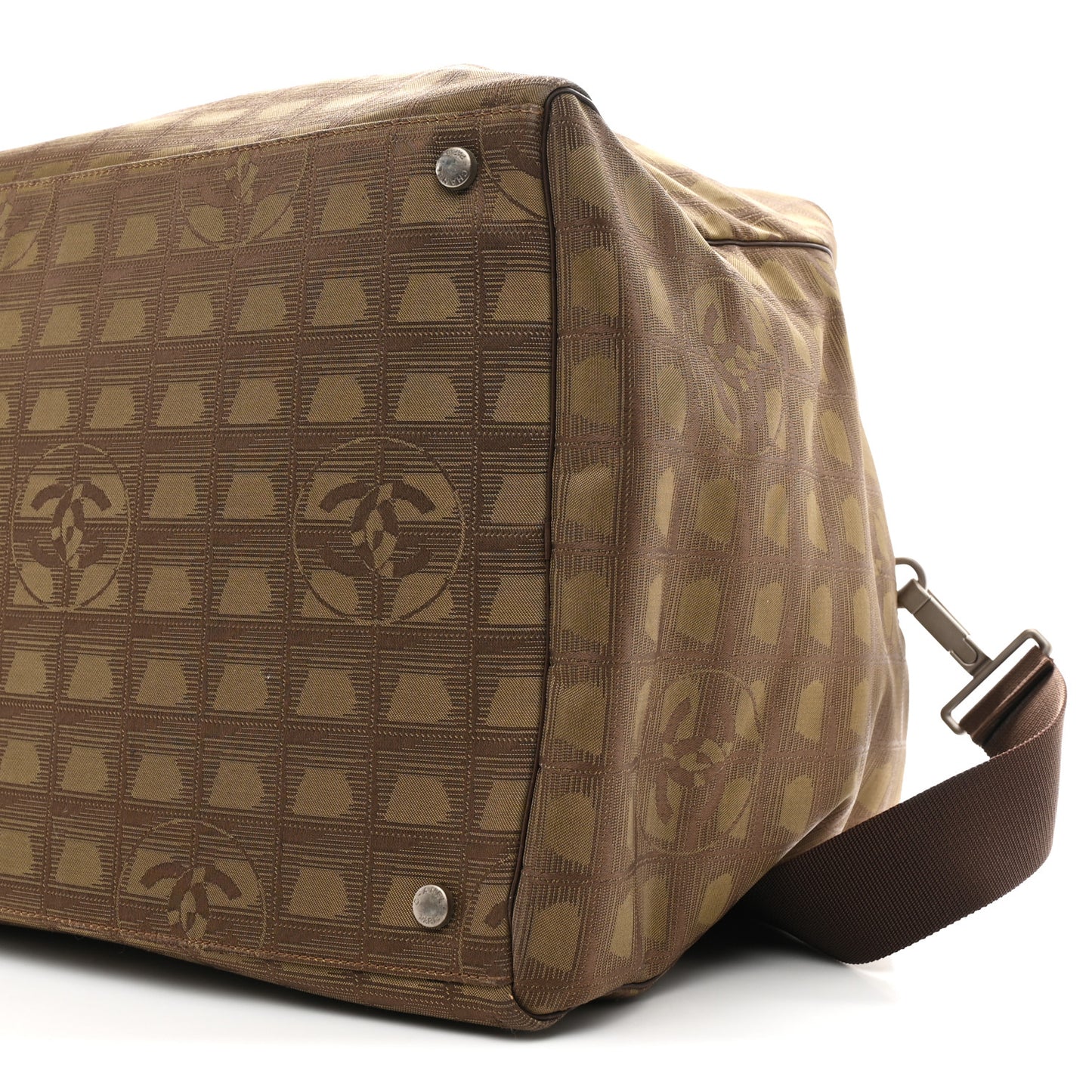 Nylon Travel Duffle Brown