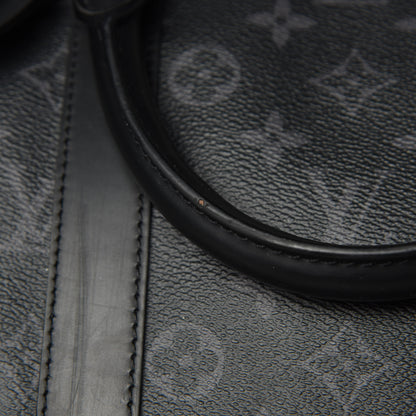 Louis Vuitton Monogram Eclipse Keepall Bandouliere 55 15 of 20