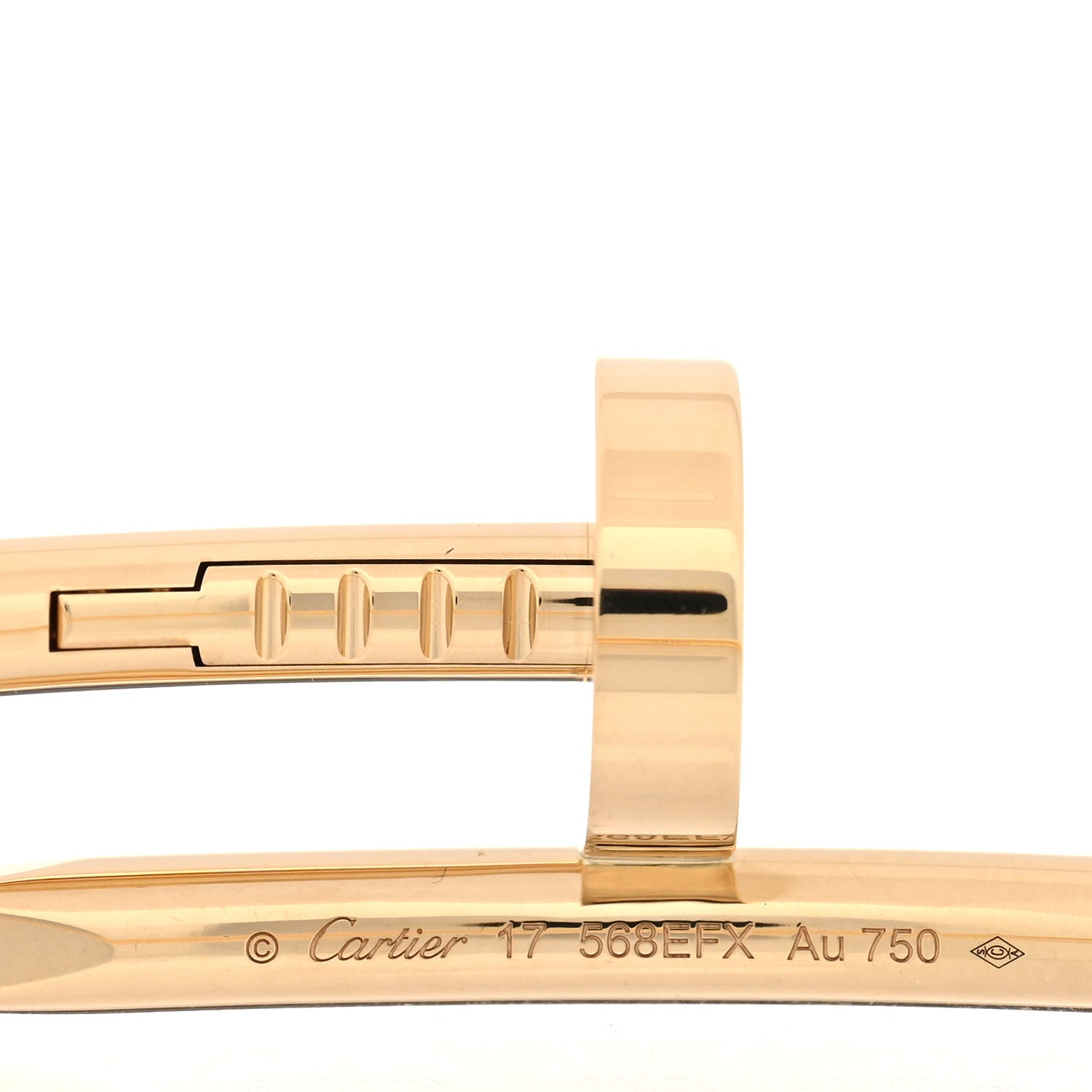 Cartier 18K Yellow Gold Juste Un Clou Bracelet 17 3 of 5