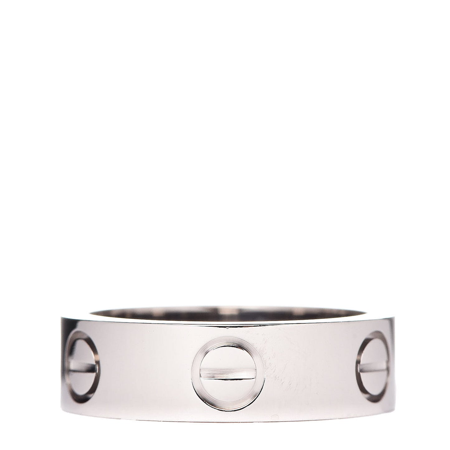 18K White Gold 5.5mm LOVE Ring 50 5.25