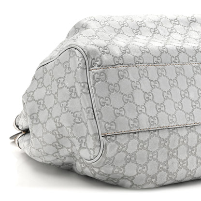 Gucci Guccissima Large Sukey Tote Silver 10 of 15