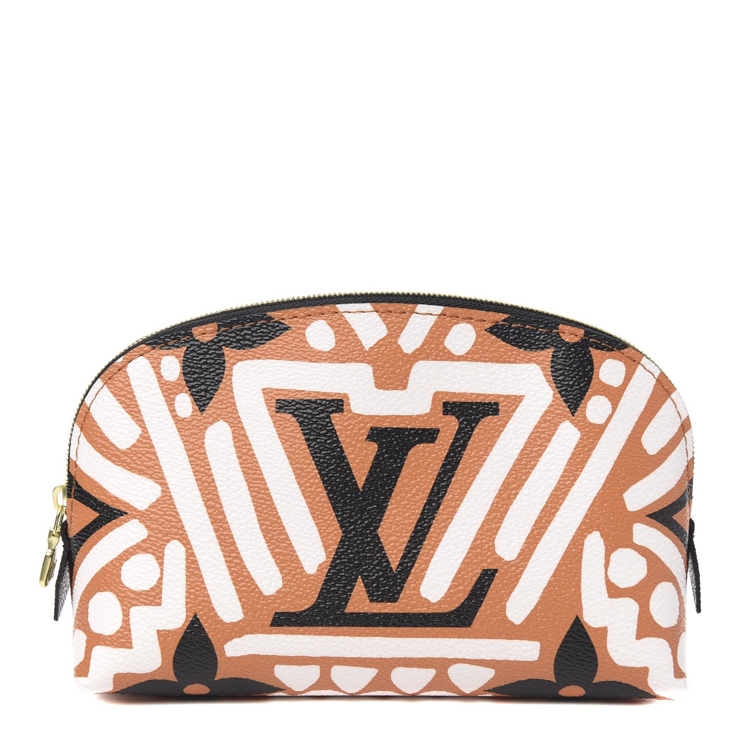 Louis Vuitton Monogram Giant Crafty Cosmetic Pouch Crème Caramel 1 of 5