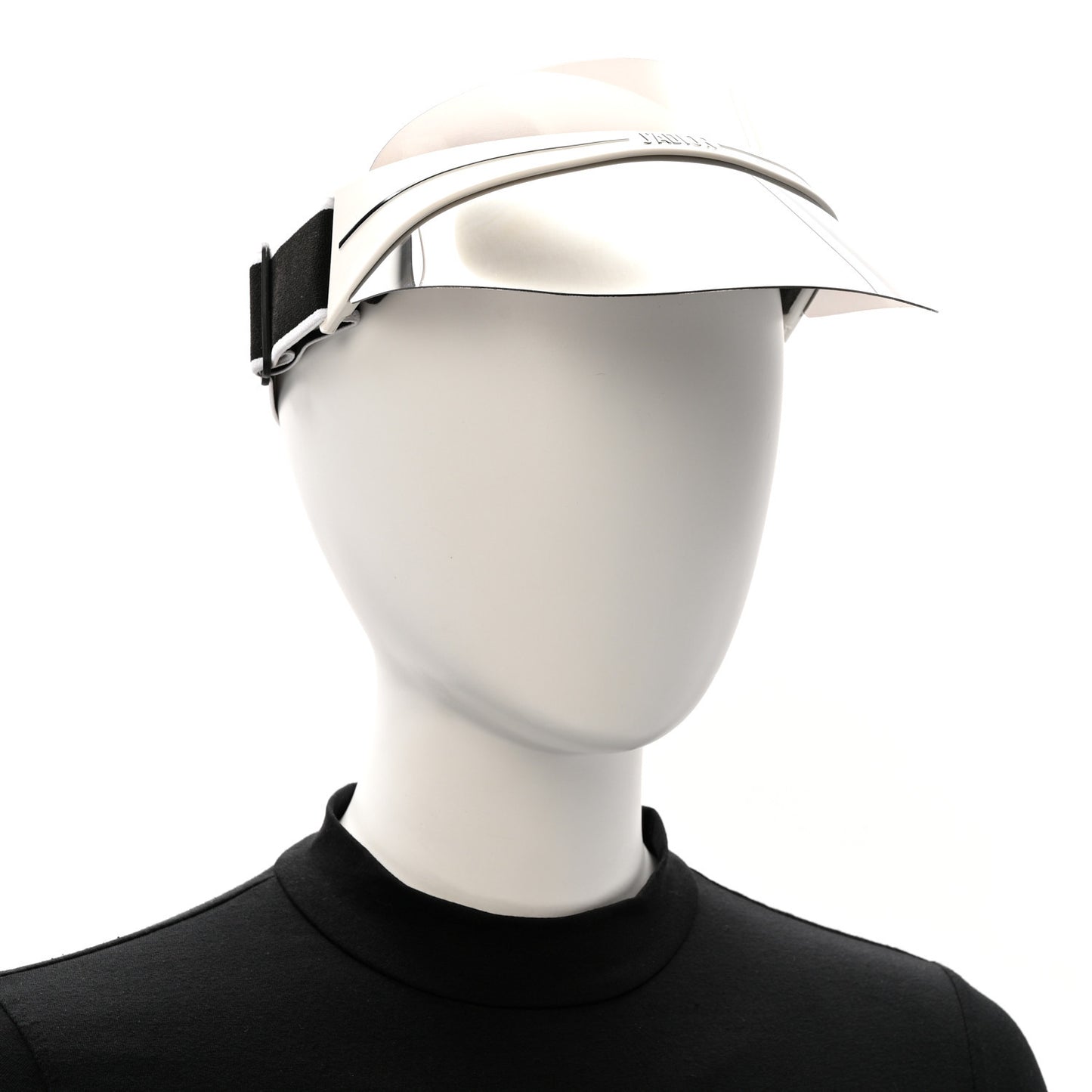 Mirrored DiorClub1 Sun Visor Silver