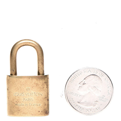 Louis Vuitton Brass Lock and 2 Keys Set #319 2 of 5