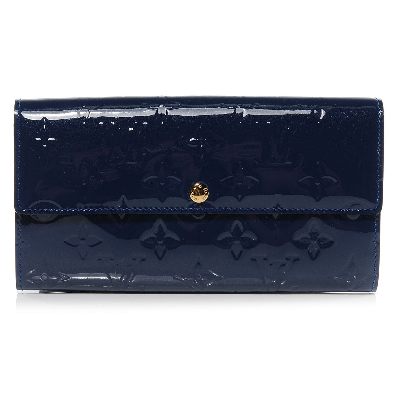 Louis Vuitton Vernis Sarah Wallet Grand Blue 1 of 7