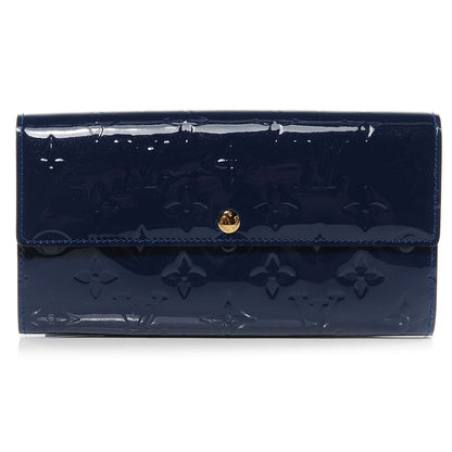 Louis Vuitton Vernis Sarah Wallet Grand Blue 1 of 7