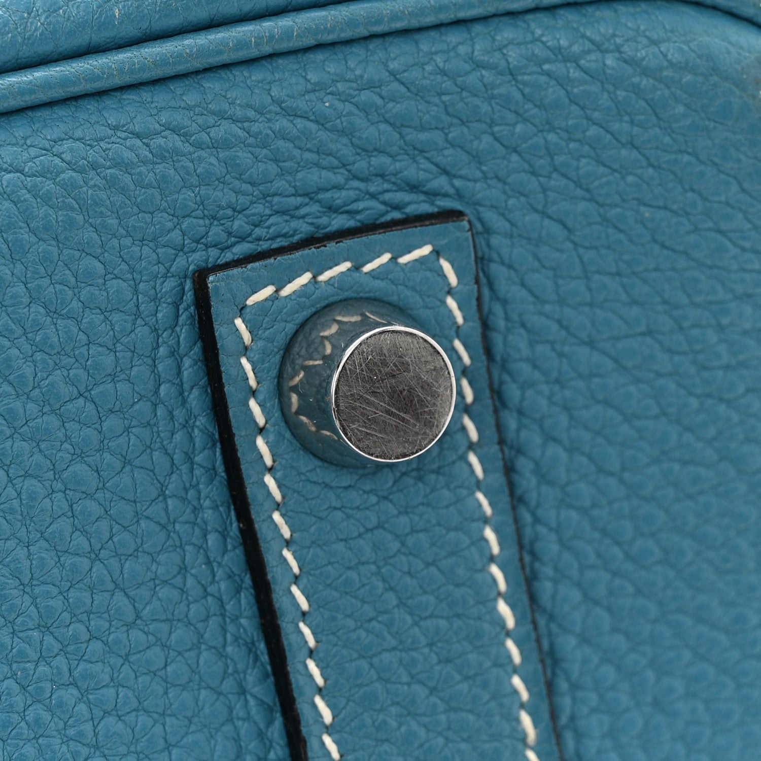 Hermes Taurillon Clemence BIRKIN 35 Blue Jean 14 of 17