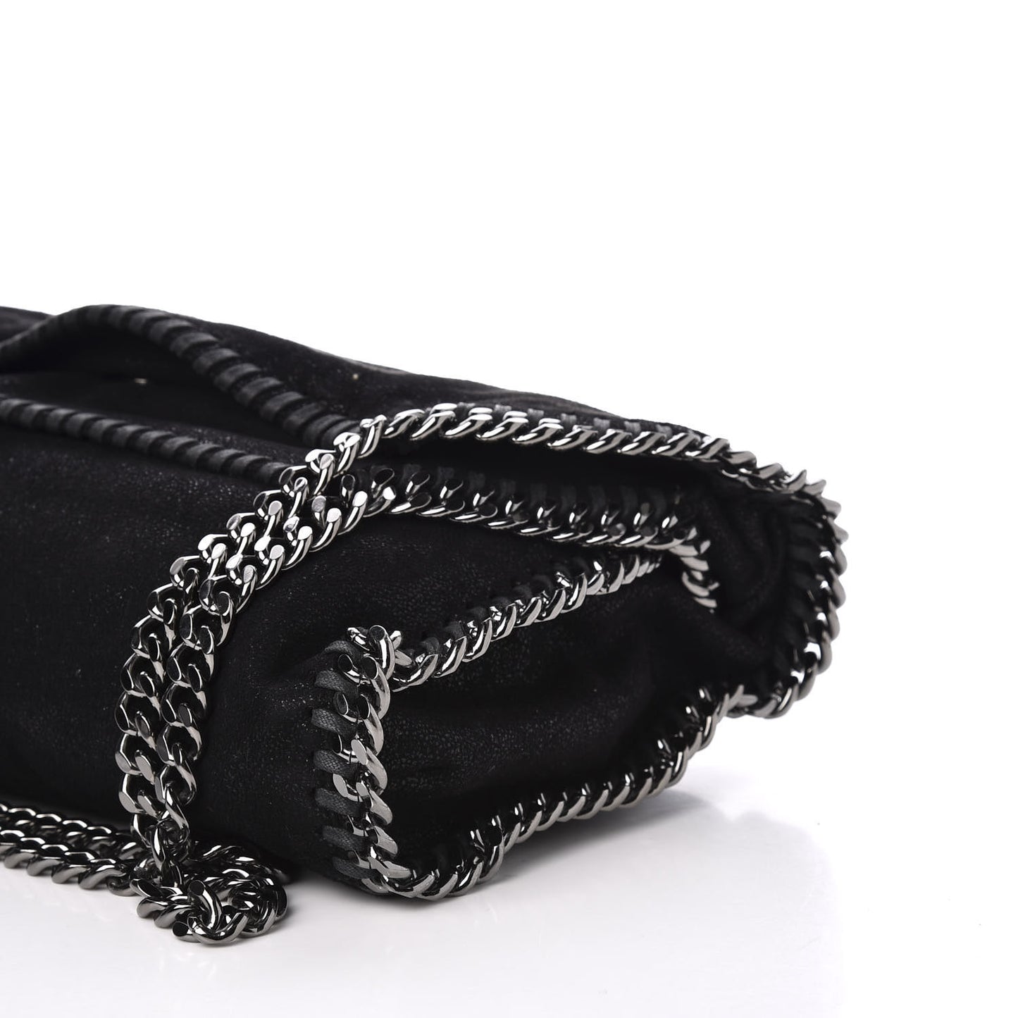 Shaggy Deer Small Falabella Tote Black