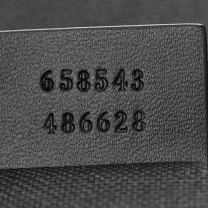 Gucci GG Supreme Monogram Briefcase Backpack Black Grey 9 of 13