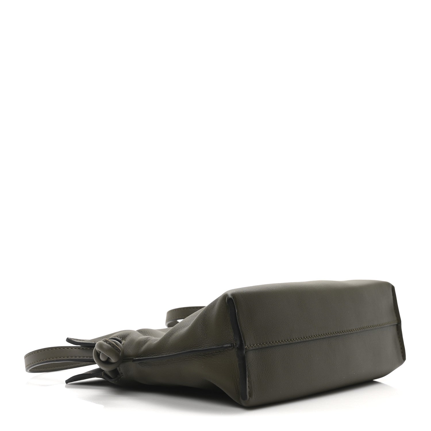 Loewe Calfskin Mini Flamenco Knot Clutch Vintage Khaki 6 of 17