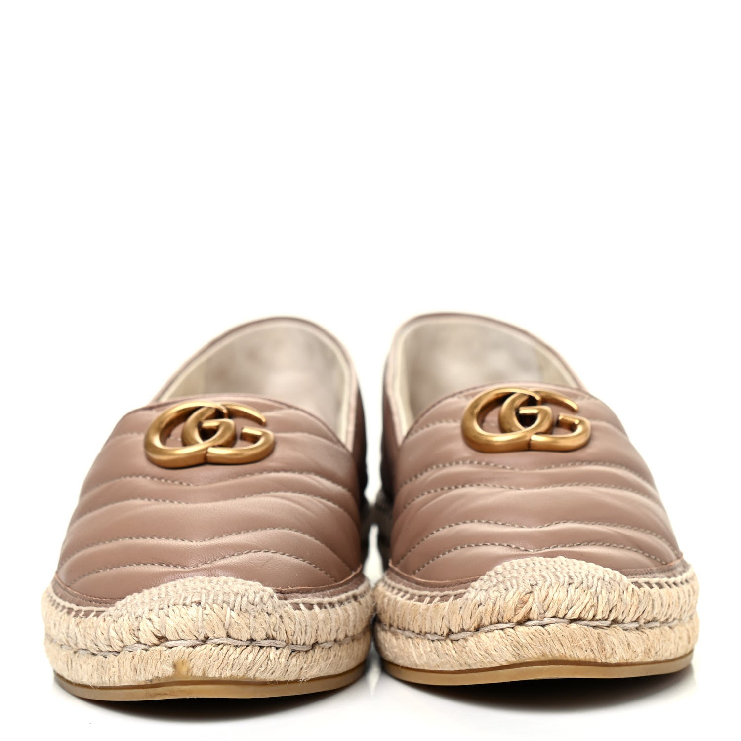 Gucci Nappa Matelasse GG Marmont Espadrilles 41 Porcelain Rose 2 of 4