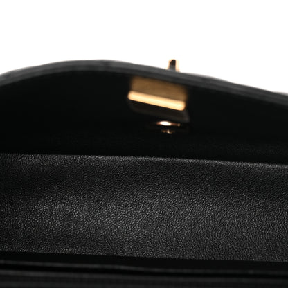 Chanel Lambskin Quilted Mini Rectangular Flap Black 5 of 11