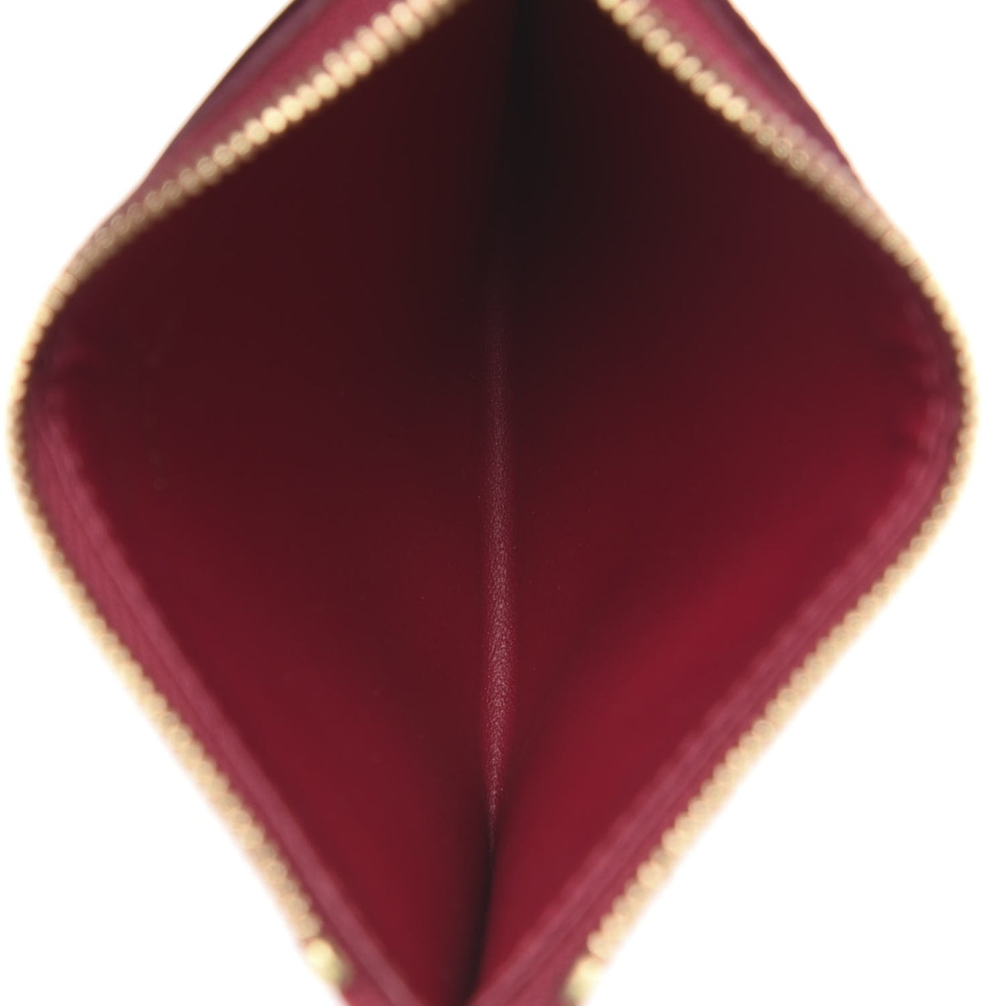 Monogram Zipped Card Holder Fuchsia