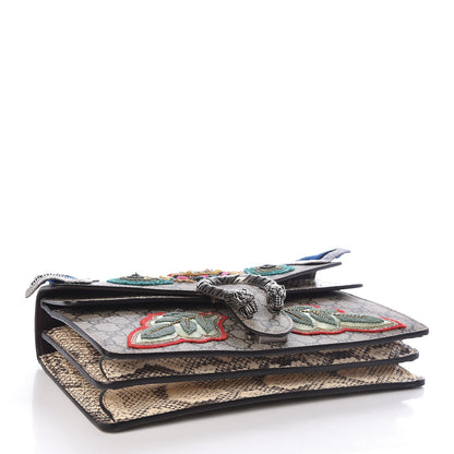 Gucci GG Supreme Monogram Python Embroidered Small Dionysus Shoulder Bag 4 of 10