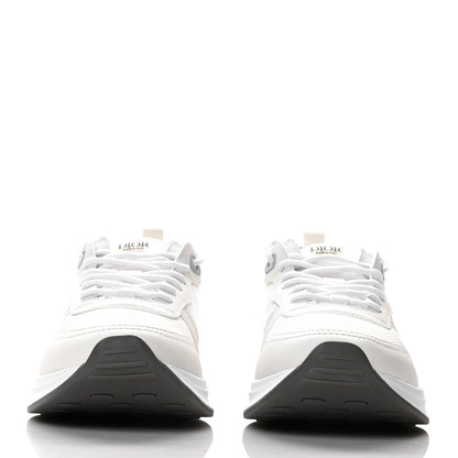 Christian Dior Suede Technical Mesh Oblique Mens B25 Runner Sneaker 41 White 2 of 9