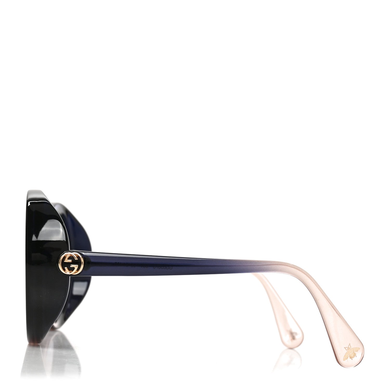Gucci Round Sunglasses Blue Grey 3 of 7