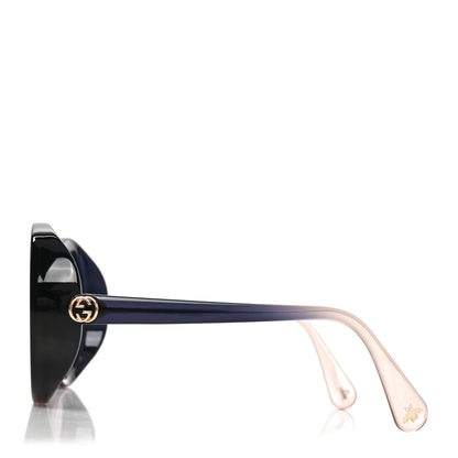 Gucci Round Sunglasses Blue Grey 3 of 7
