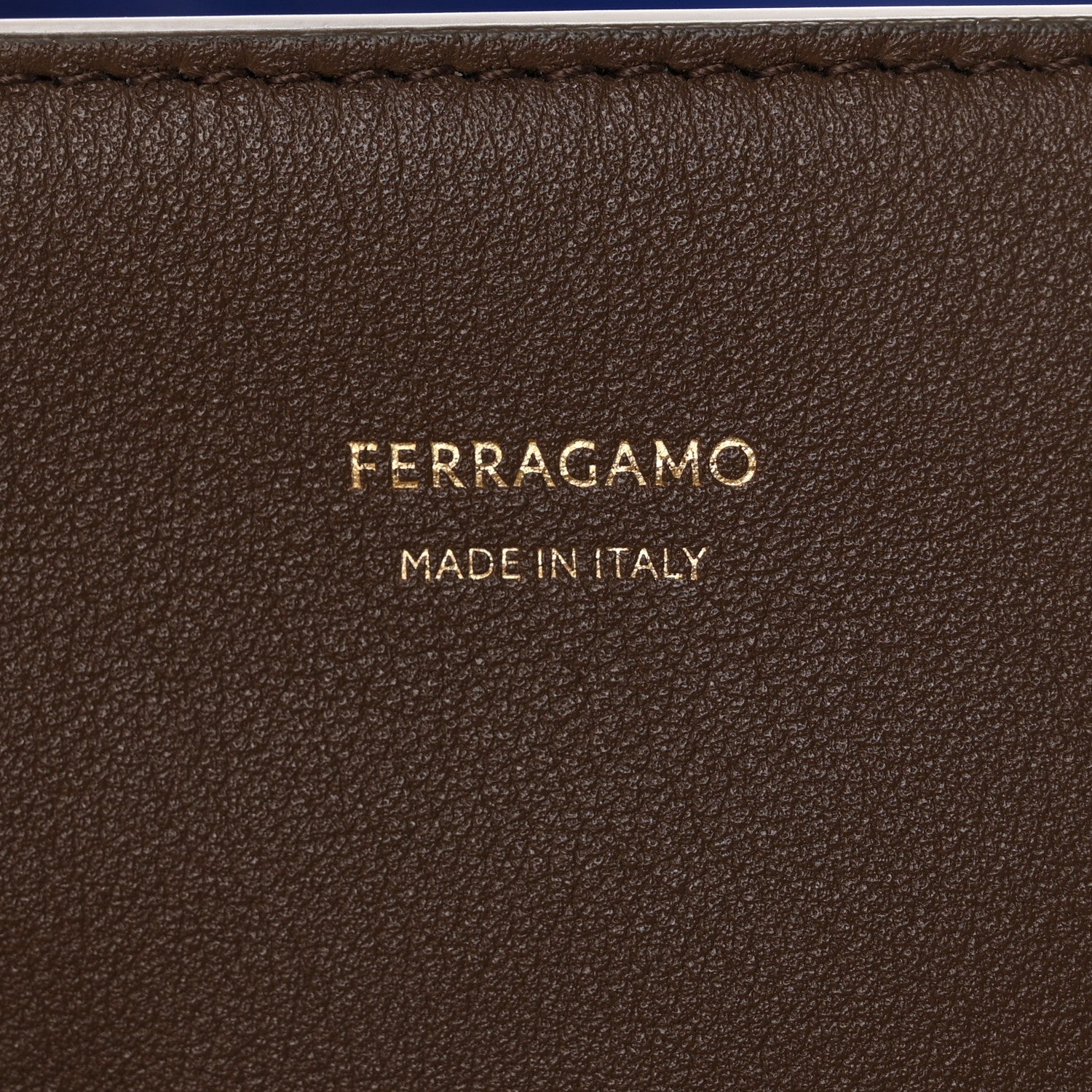 Salvatore Ferragamo Calfskin Medium Hug Bag Clay Lapis 6 of 10
