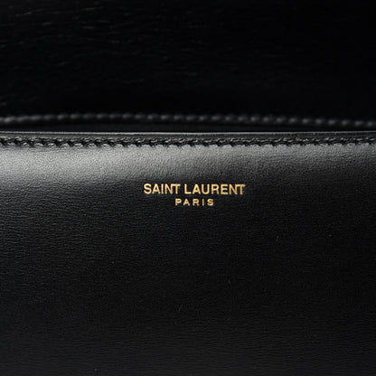 Saint Laurent Smooth Calfskin Carre Satchel Black 9 of 11