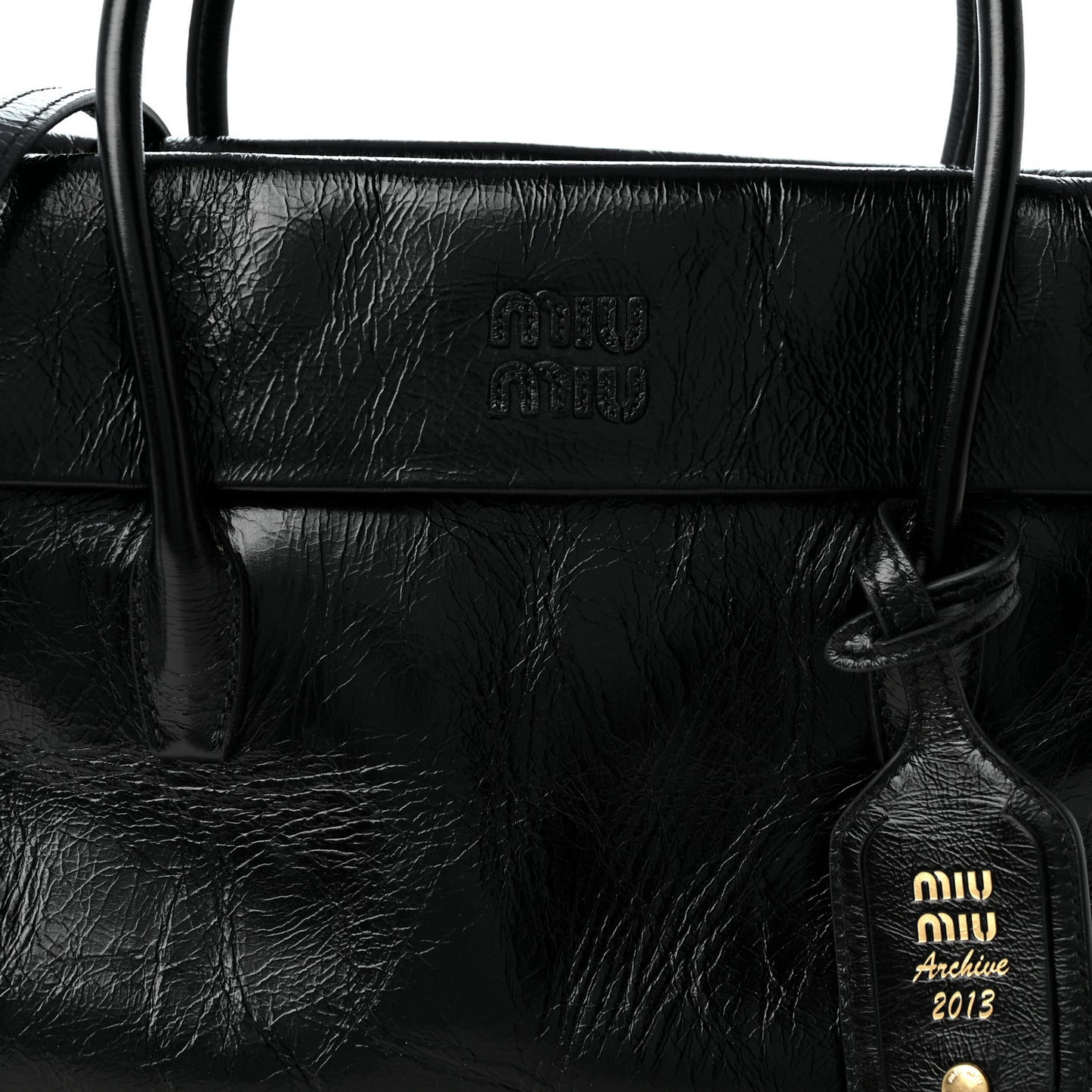 Nappa Solitaire Bag Black