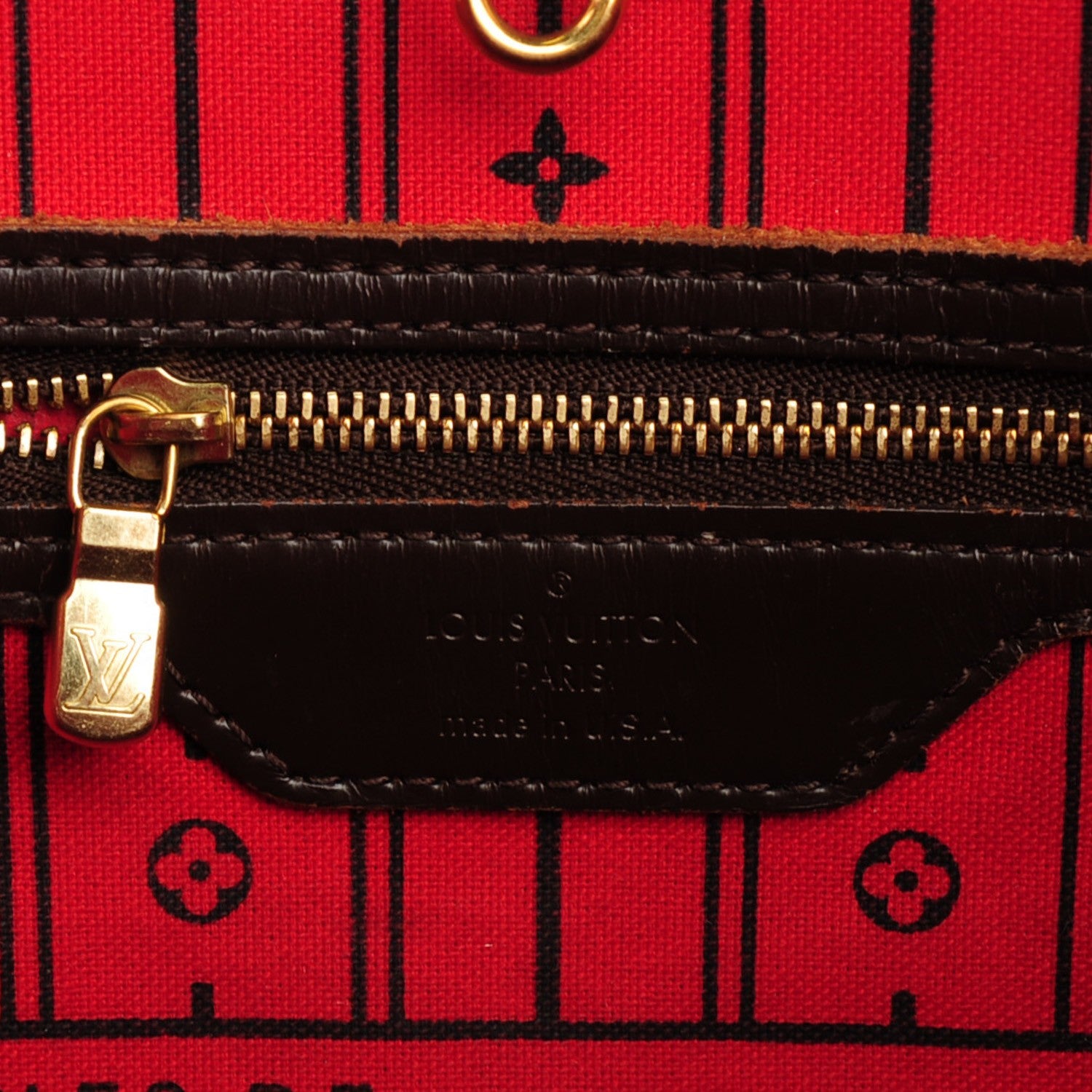Louis Vuitton Damier Ebene Neverfull MM 6 of 12