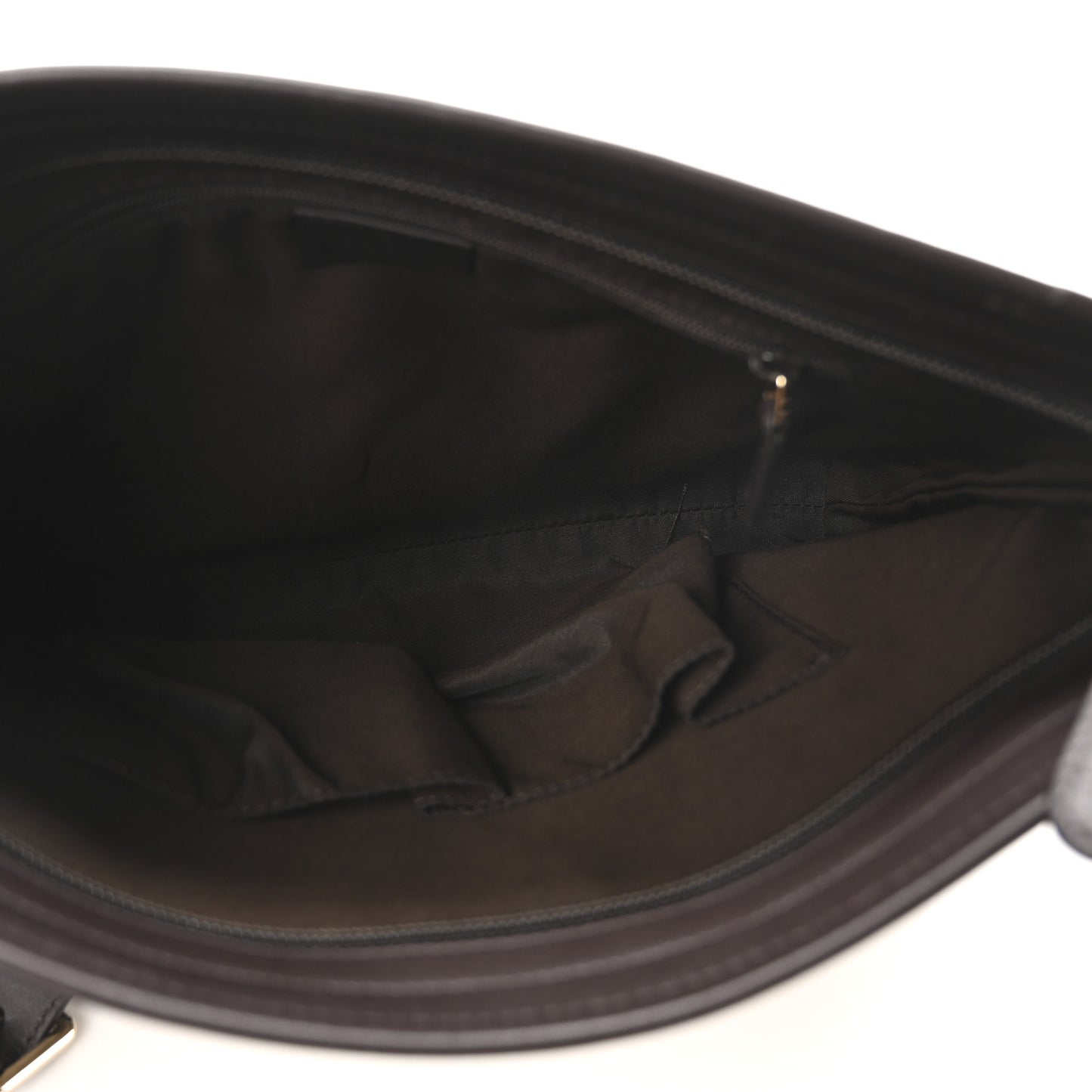 GG Plus Monogram Medium Flat Messenger Bag Dark Brown