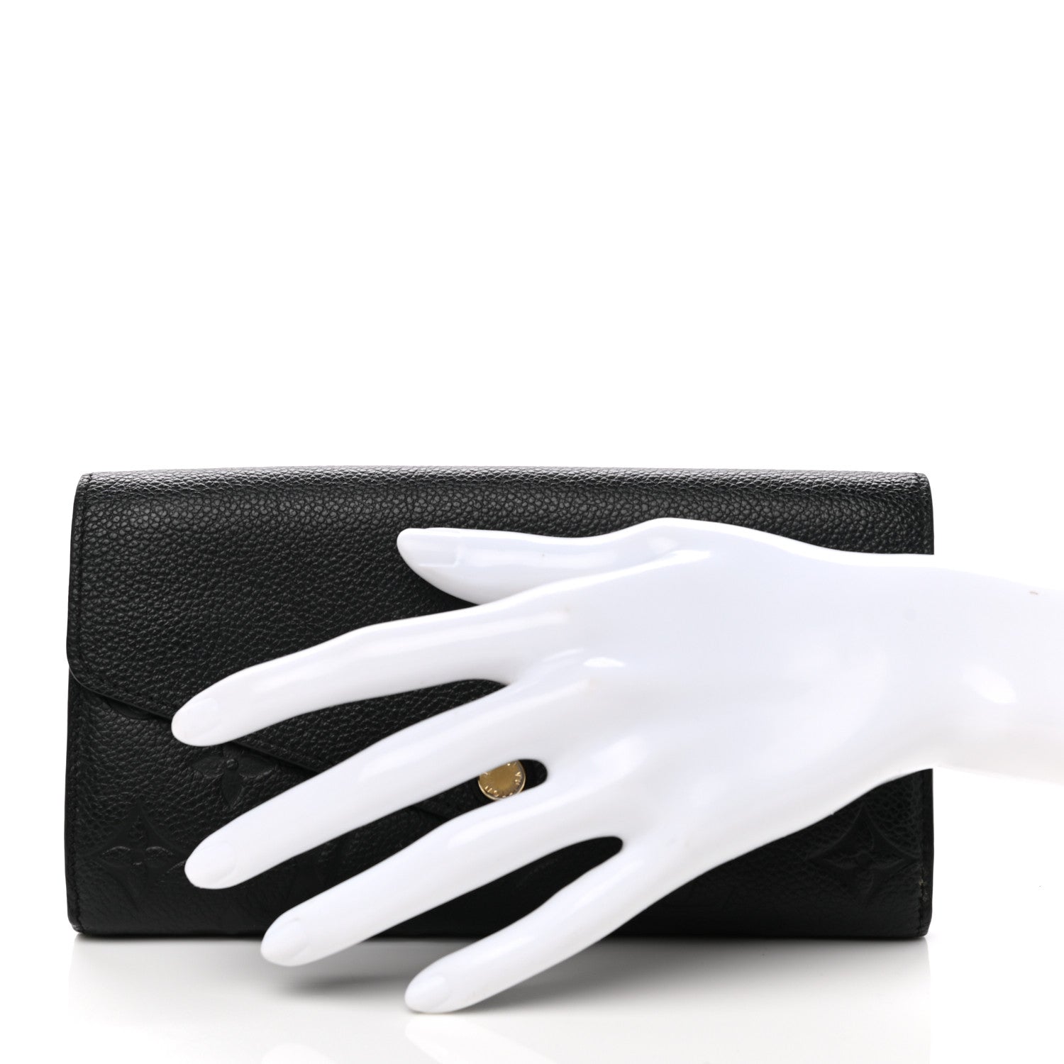 Louis Vuitton Empreinte Sarah Wallet NM Black 2 of 9