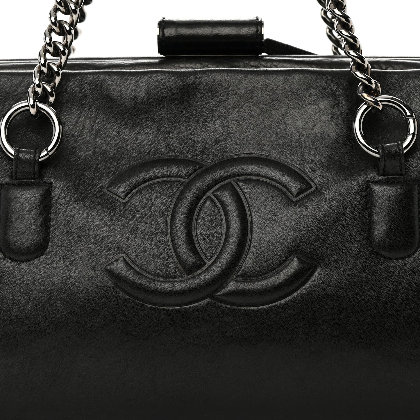 Calfskin Large Perfect Day Tote Black