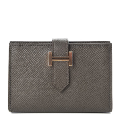 Hermes Epsom Bearn Card Holder Wallet Etain 1 of 8