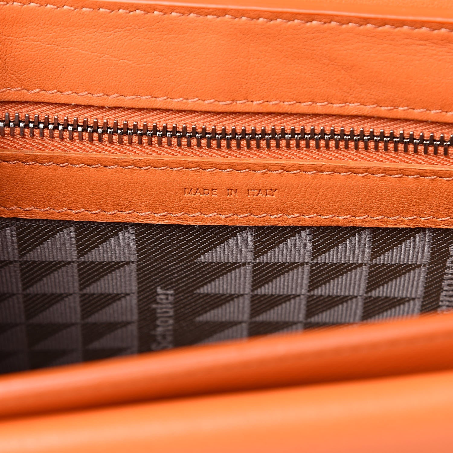 Proenza Schouler Smooth Calfskin Mini PS11 Classic Shoulder Bag Orange 6 of 12