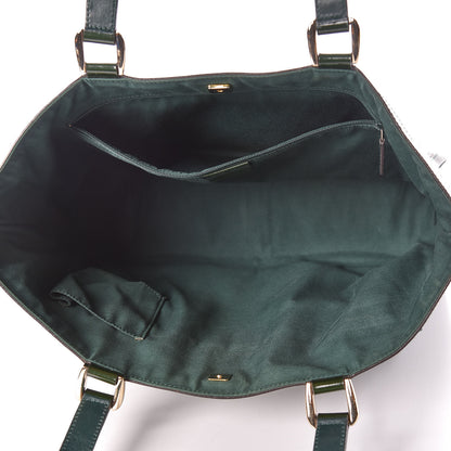 Gucci Shiny Guccissima Abbey D Ring Tote Green 7 of 9