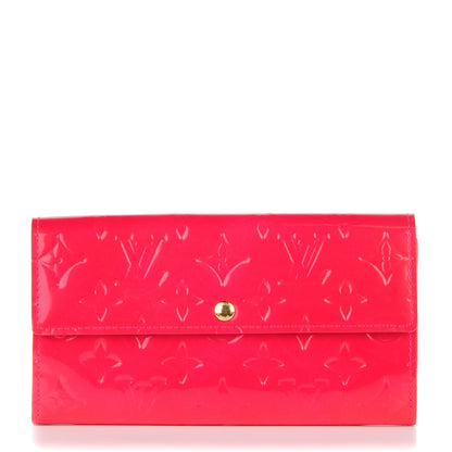 Louis Vuitton Vernis Sarah Wallet Rose Pop 1 of 10