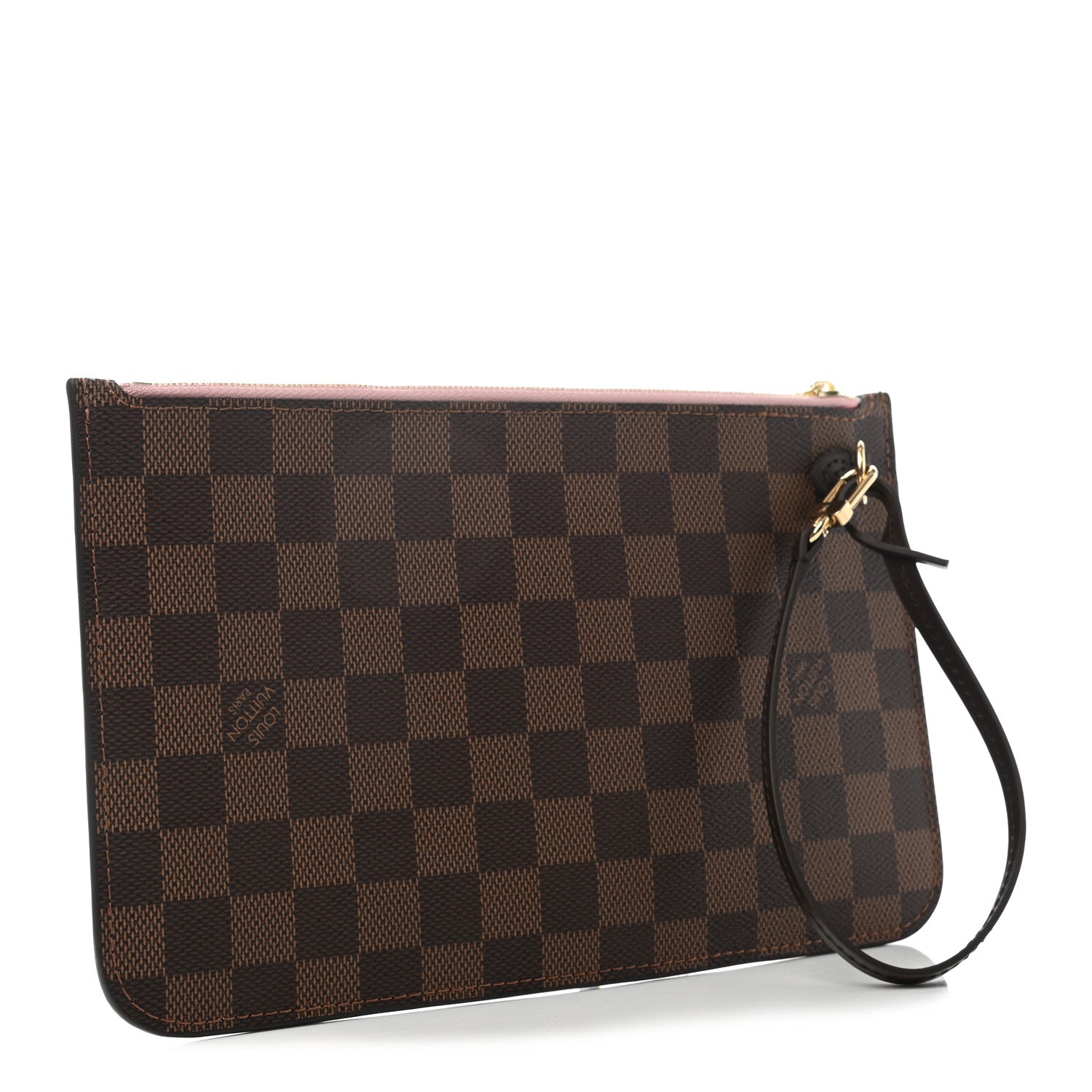 Louis Vuitton Damier Ebene Neverfull MM GM Pochette Rose Ballerine 4 of 6