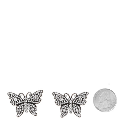 Gucci Crystal Butterfly Stud Earrings 2 of 4