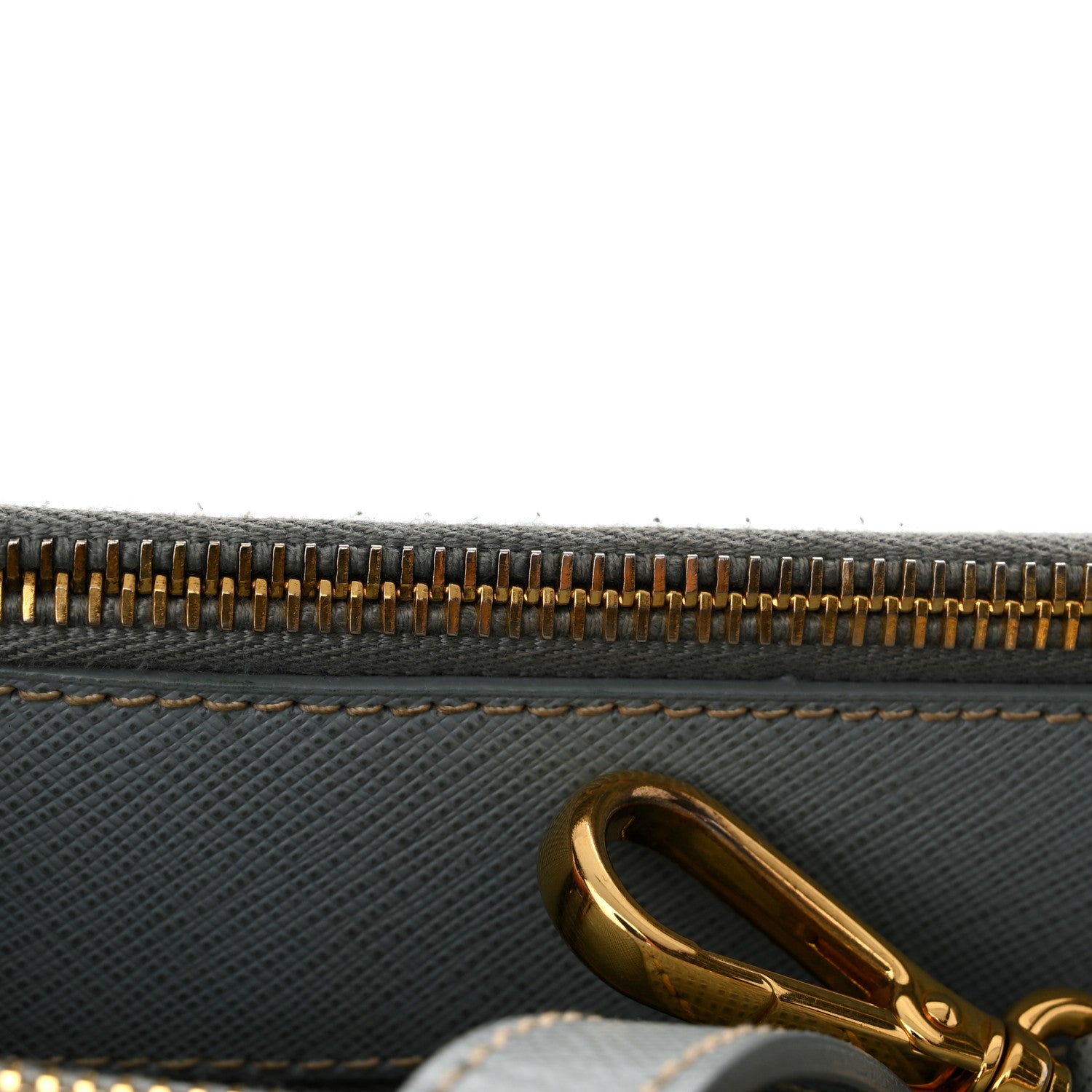 Prada Saffiano Small Galleria Double Zip Tote Lago 12 of 12