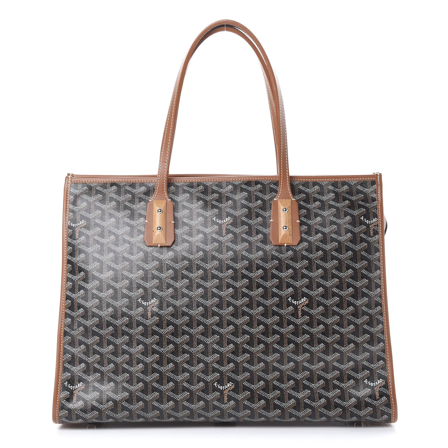 Goyard Goyardine Marquises Tote Black Gold 1 of 8