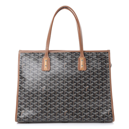 Goyard Goyardine Marquises Tote Black Gold 1 of 8