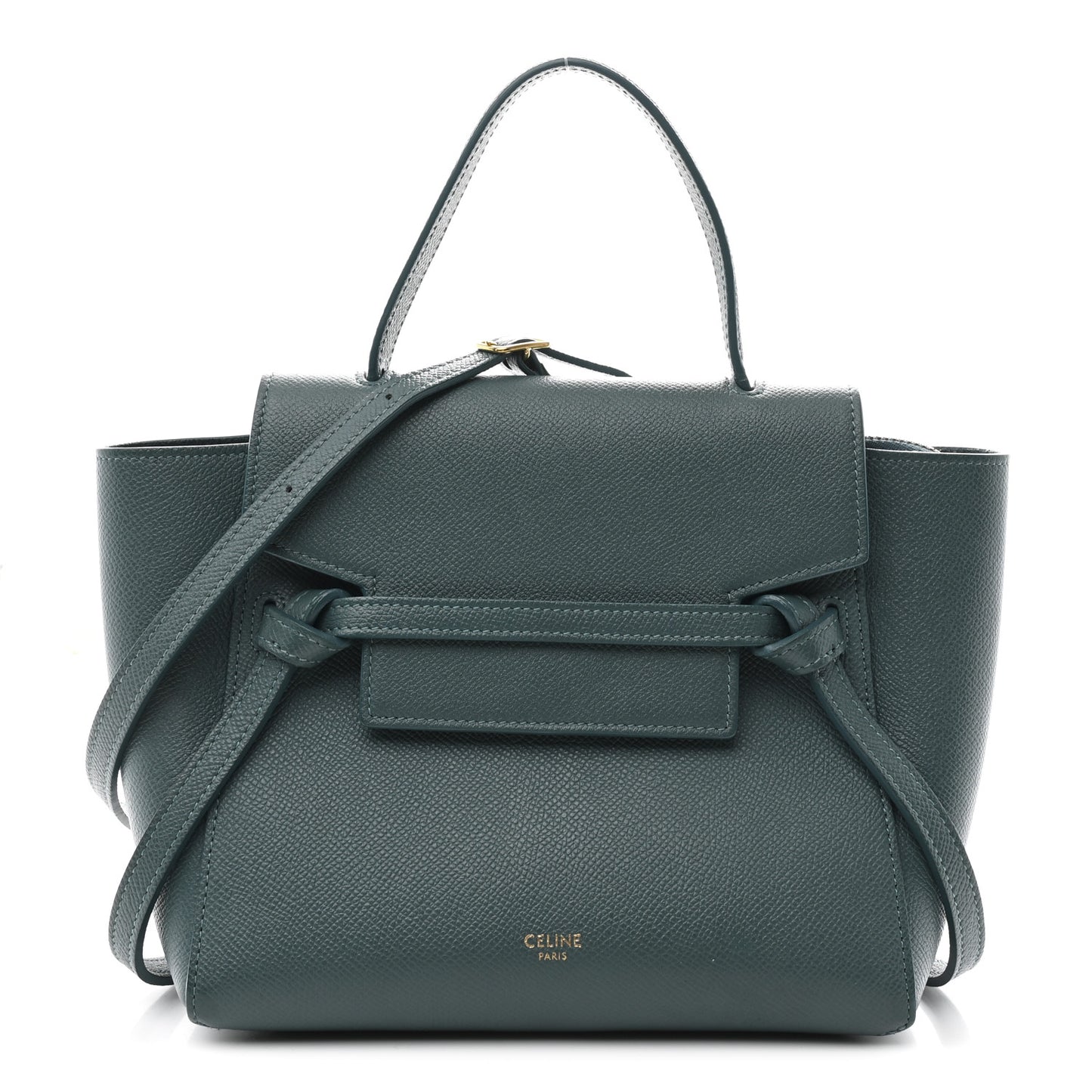 Grained Calfskin Nano Belt Bag Amazone