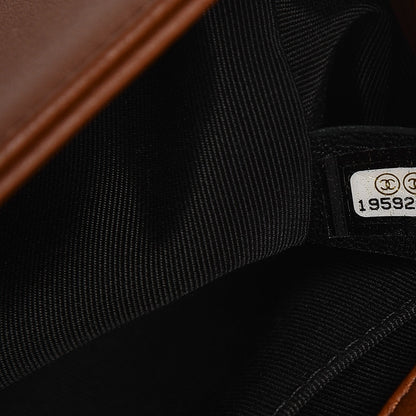 Chanel Calfskin Embossed Medium Cordoba Boy Flap Brown 7 of 7