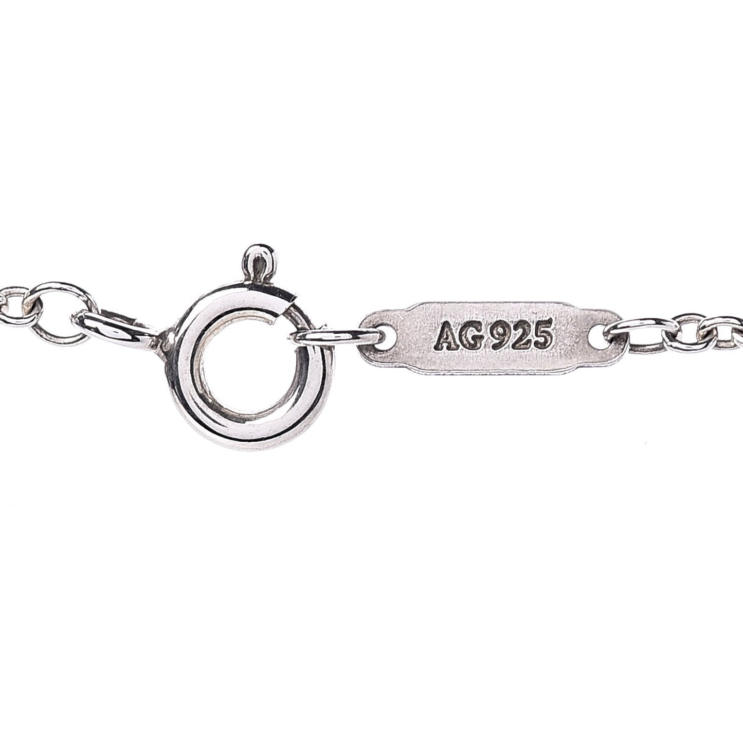 Sterling Silver Sapphire Knot Key Pendant Necklace