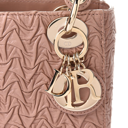 Christian Dior Lambskin Gathered Mini Lady Dior Fard 7 of 9