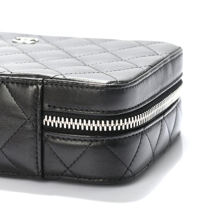 Chanel Lambskin Quilted Jewelry Case Black 8 of 8