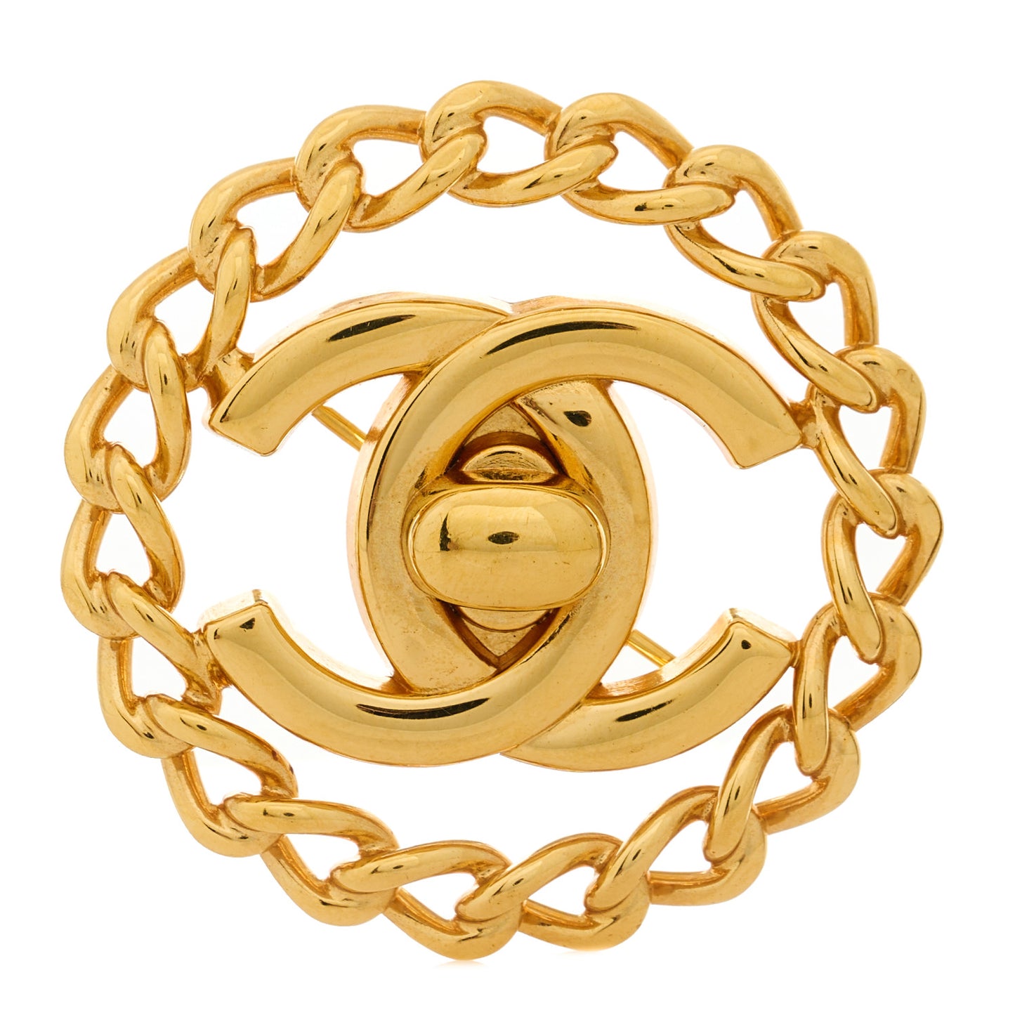 CC Brooch Gold