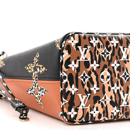 Louis Vuitton Monogram Giant Jungle Neverfull MM Black 7 of 9