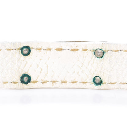 Hermes Epsom Kelly Double Tour Bracelet M White 5 of 8